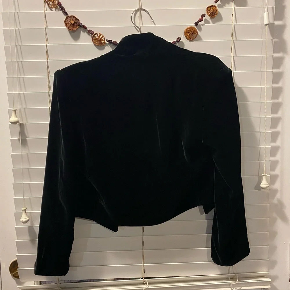 Dior Black Velvet Women's Blazer